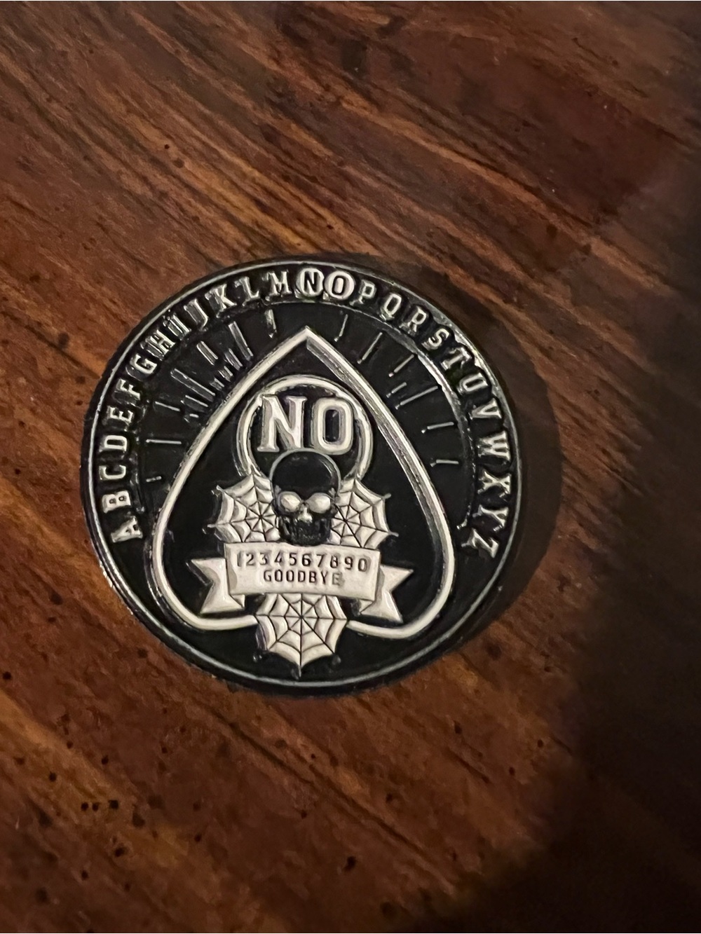 Merchoid "Ask The Spirits" Ouija Board Yes/No Decision Coin
